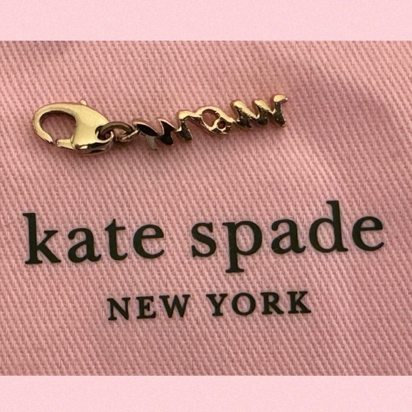 KATE SPADE MOM 12 KT Gold Plated Vintage Charm No Bracelet - Picture 5 of 7